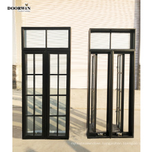 10 years warranty NFRC soundproof heat insulation wooden America Style outswing crank windows with mosquito net